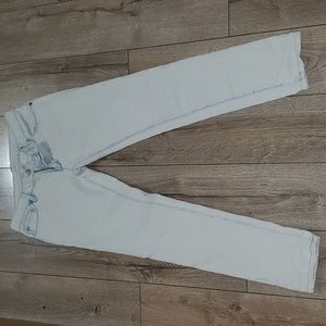 NWT Loft white washed skinny jeans. 24 P.